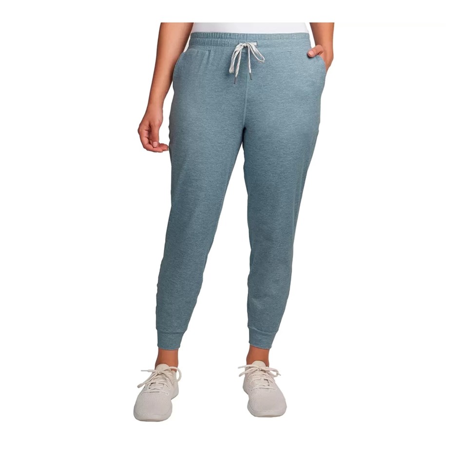 SIGNATURE Women's Lightweight Jogger, Size XL, Light Blue. Buyers Note - D