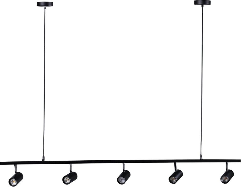 LEXI LIGHTING Colleen 5 Light Adjustable Spotlight Pendant.