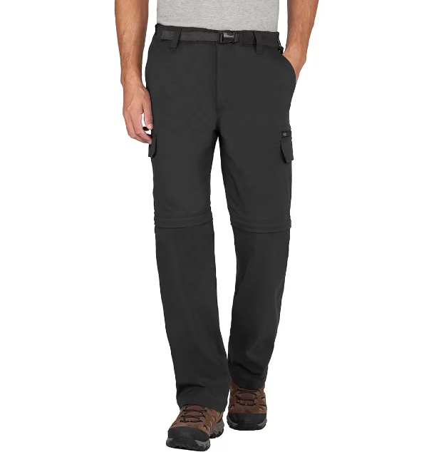 RIDGE POINT Men's Convertible Pants, Size 2XL (Length 32''), Nylon/Elastane