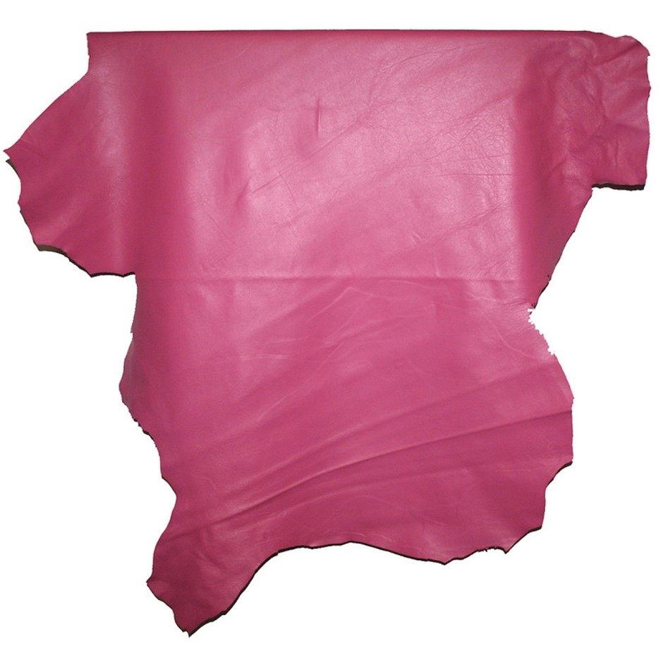 6sqft Top Grade Pink Nappa Lambskin Leather Hide