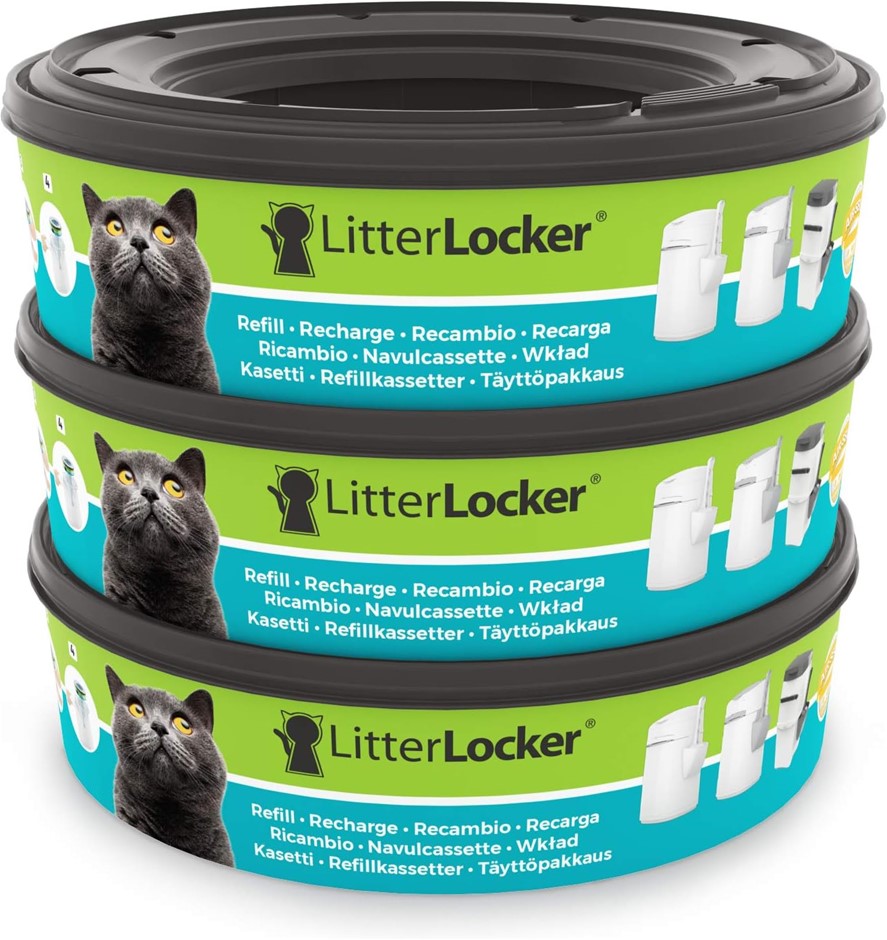 3pk x LitterLocker Refill Cassettes, 3 Count  Buyers Note - Discount Freigh
