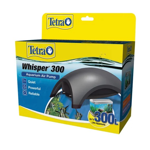 2x TETRA Whisper 300 Acquarium Air Pump. NB: unit only