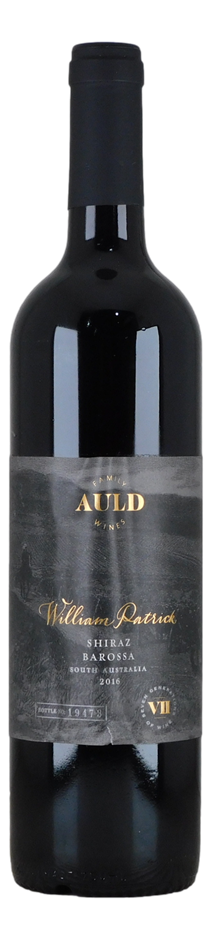 Auld Family Wines William Patrick Shiraz 2016 (6x 750mL), Barossa Valley.