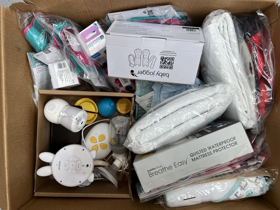 Assorted Baby Products. NB: Photo as is. Some Not in Original Packaging, So