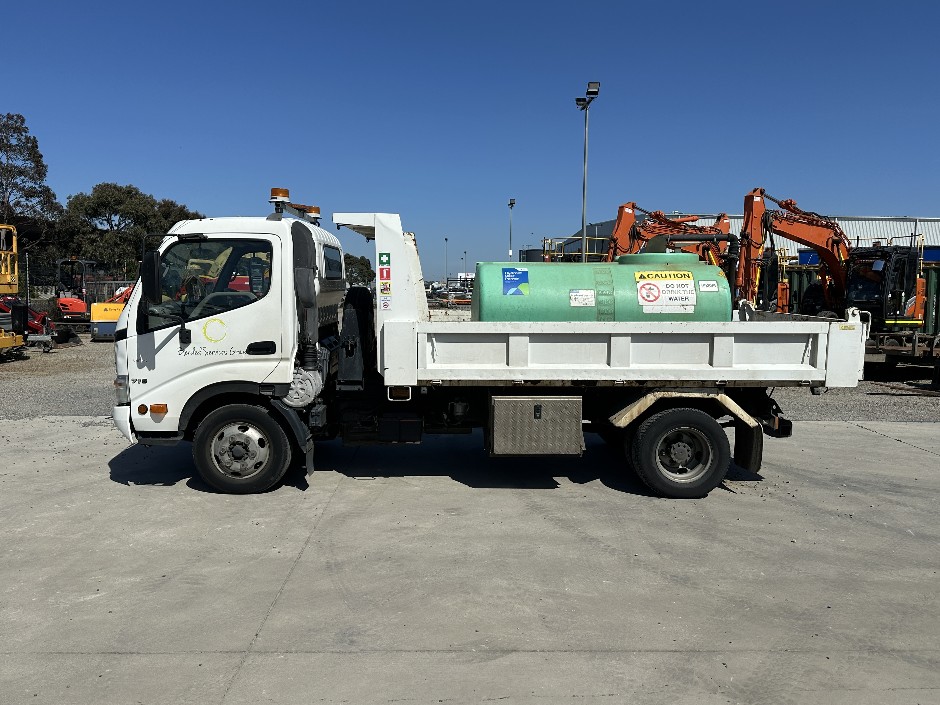 2010 Hino 300 716 4x2 Tipper With 2000L Water Tank