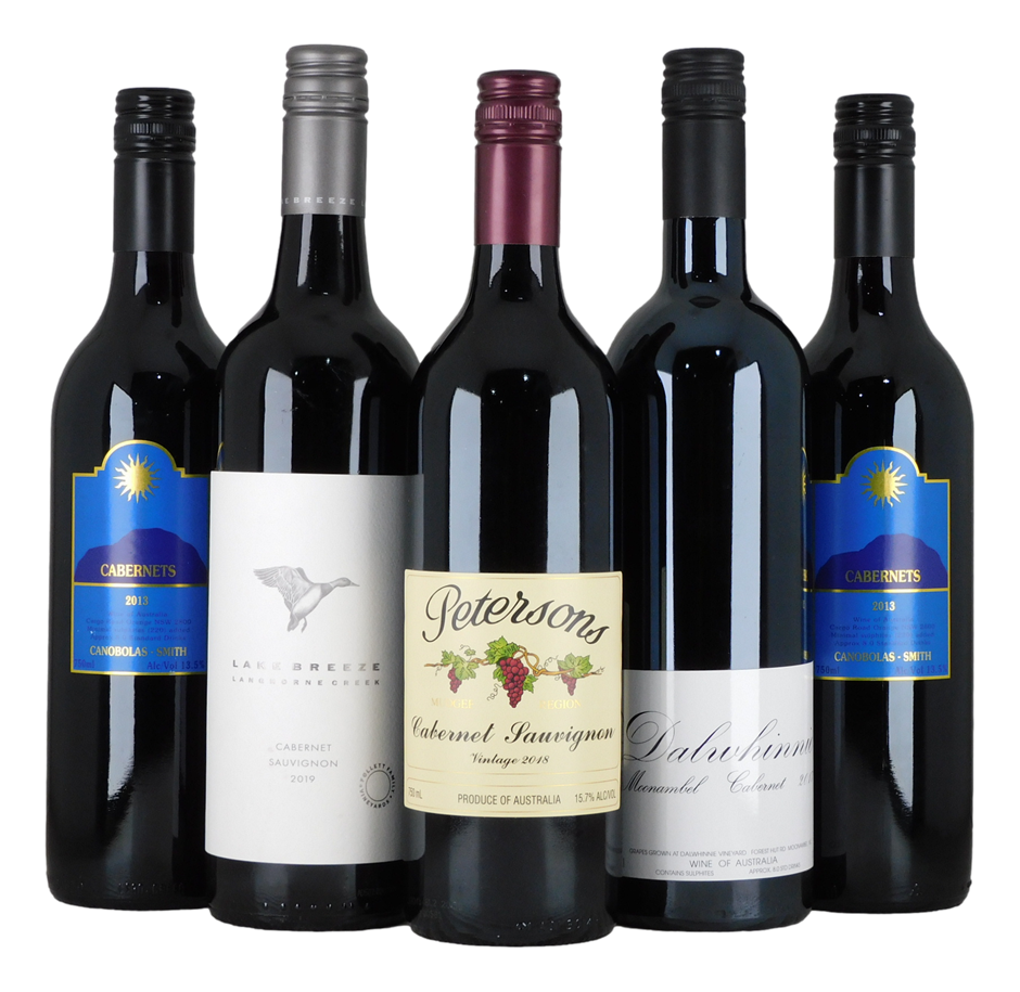 Cabernet Sauvignon Wine Pack (5x 750mL)
