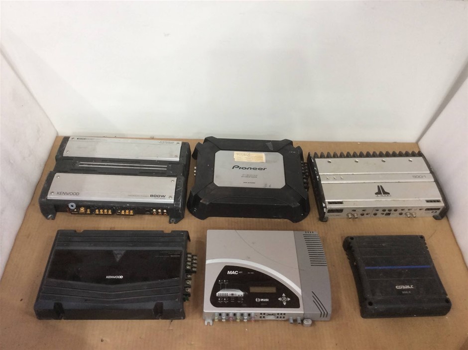 Mixed Brand Car Audio Amplifiers