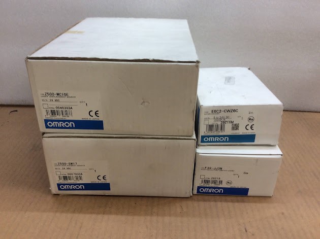 Omron Encoder, Photoelectric Switch Cord & Displacement Sensor Lot 4