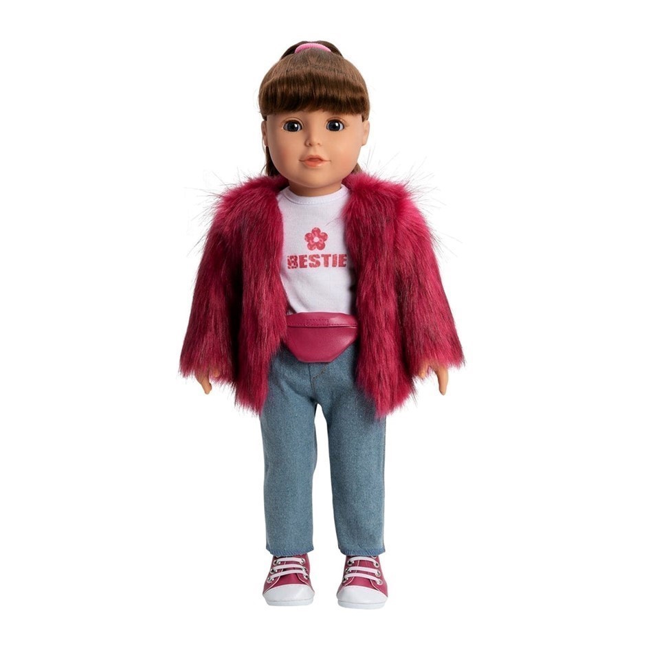 ADORA - Realistic 18-inch Doll - "JANAY". Soft, Huggable Body. Moveable Arm