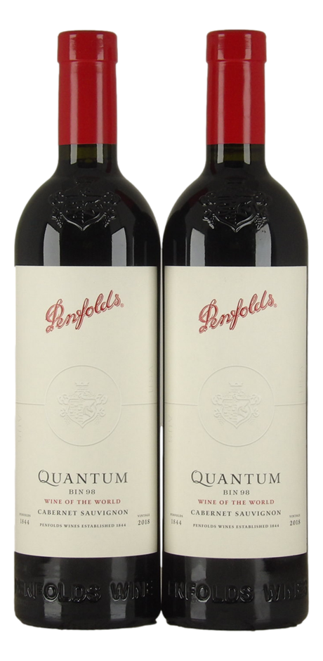 Penfolds Bin 98 Quantum Cabernet Sauvignon 2018 (2x 750mL), California