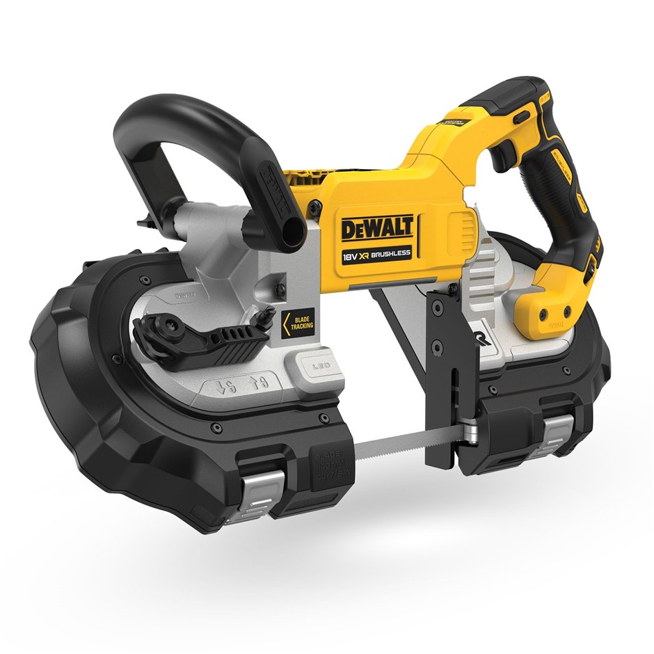 DeWALT 18V XR Li-ion Cordless Brushless Deep Cut Bandsaw - Skin only. NB: M