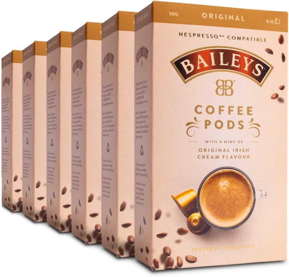 Baileys Nespresso Compatible Coffee Pods Original Irish Cream Australian Pa