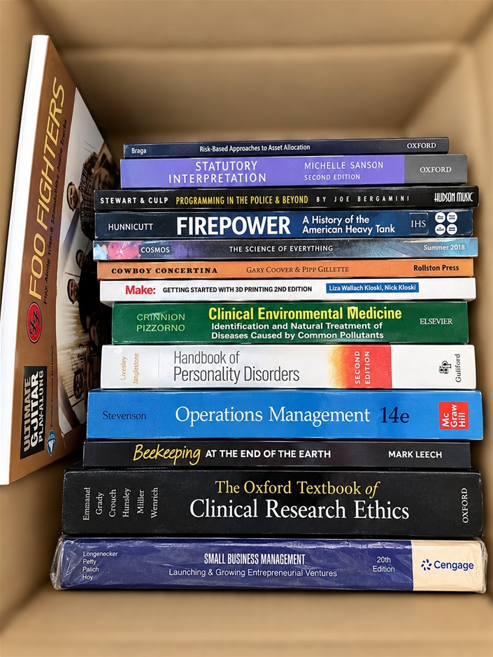 ASSORTED BOOK BUNDLE: Business, Law, Medicine, Technology, Science, Music,