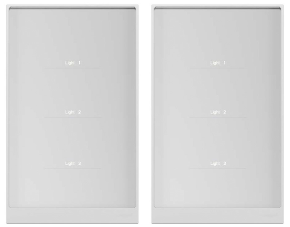 2 x Kogan SmarterHome™ Smart Touch Light Switch (1, 2 & 3 Gang - White)