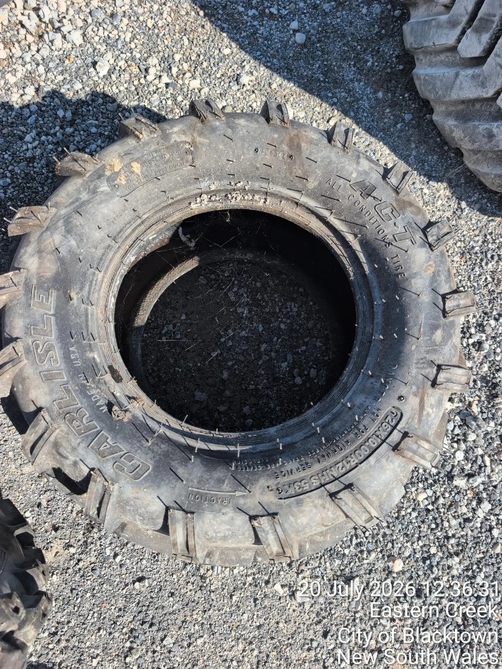 <p>2 x ATV TYRES (Site ID: 255)</p>