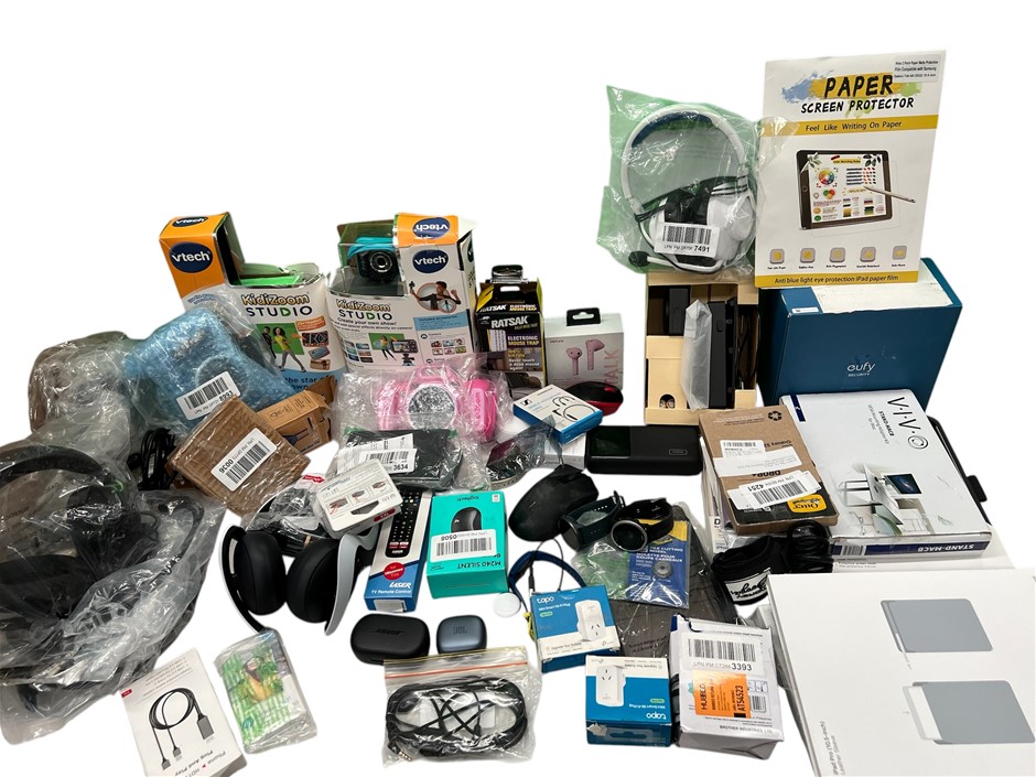 Assorted Electronics & Accessories. (Big Box) NB: Products Are Untested/Con