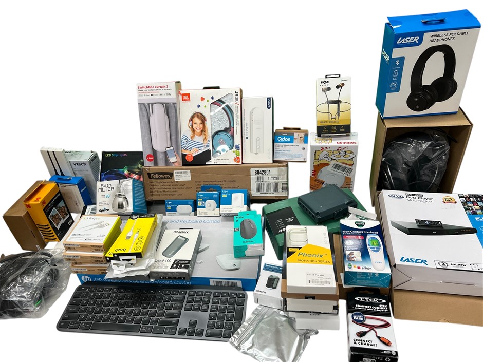 Assorted Electronics & Accessories. (Big Box) *Please Refer To Photos For A