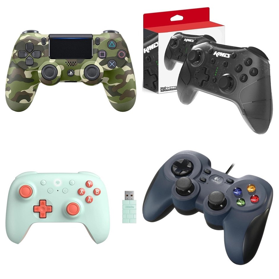 4 x Gaming Controllers. RRP -$250. 1 x PLAYSTATION DualShock 4 Controller.
