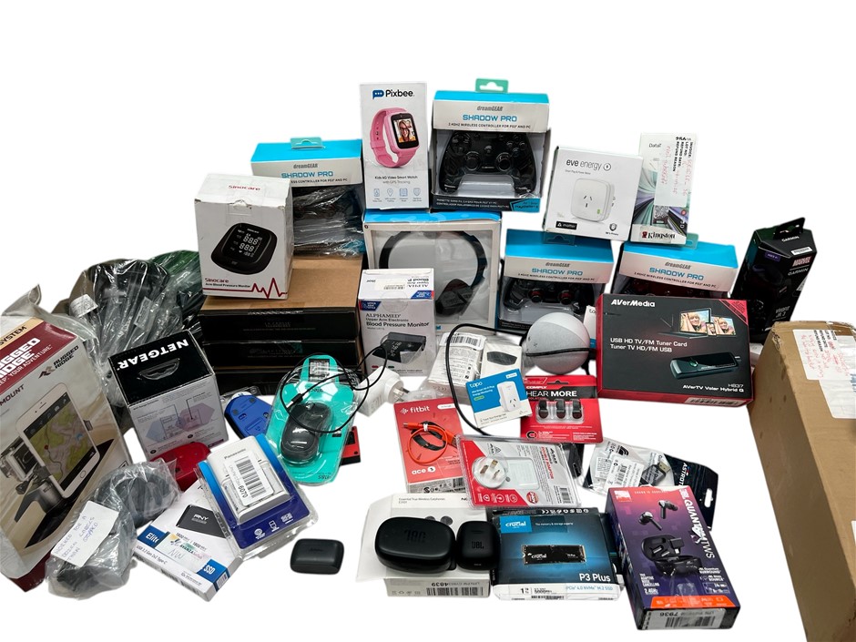 Assorted Electronics & Accessories. (Big Box) NB: Products Are Untested/Con