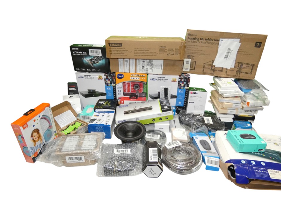 Assorted Electronics & Accessories. (Big Box) NB: Products Are Untested/Con