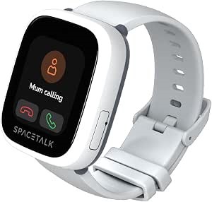 2 x SPACETALK Loop Smartwatch, Kids Smart Watch, 4G, GPS, 2MP Camera, Frost