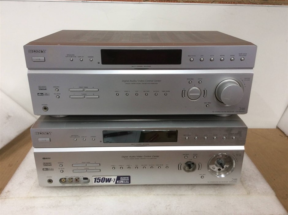 Sony STR-DE597P / STR-DE698 FM Stereo/FM-AM Receivers