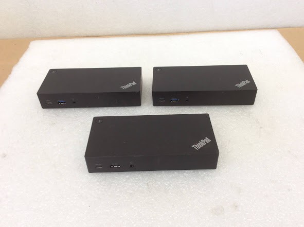 Lenovo ThinkPad USB-C Dock DK1633 Docking Station (Lot of 3)