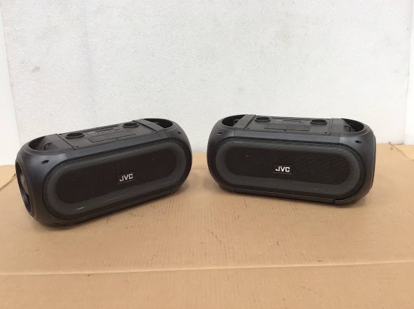 JVC XS-N3113PBA Portable Bluetooth Speaker (Lot of 2)