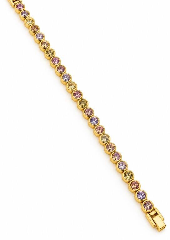 22K/Italy  Gold Bonded Bracelet -(stamped 22K/Italy)-Warranty Quality-Bonus