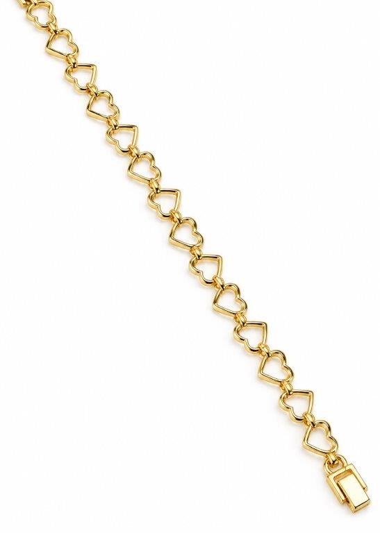 22K/Italy  Gold Bonded Bracelet -(stamped 22K/Italy)-Warranty Quality-Bonus
