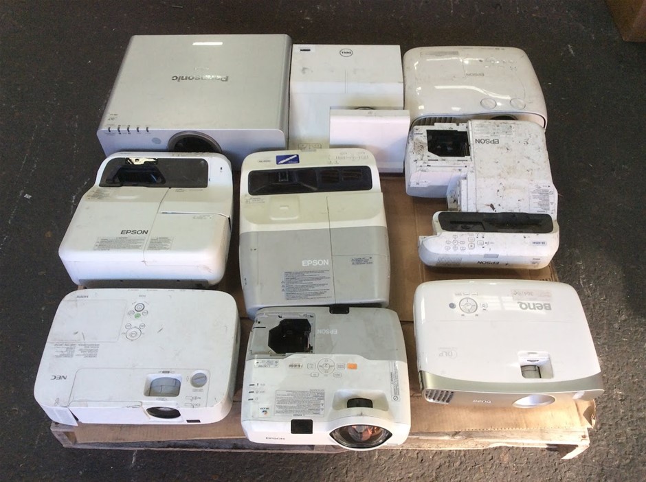 Mixed Brand Epson, Panasonic, Dell, NEC & BenQ Projectors