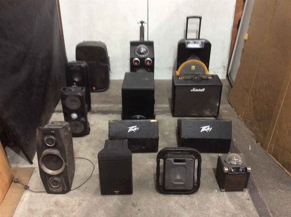 Mixed Brand Speakers, Subwoofers & Portable PA Speaker Systems
