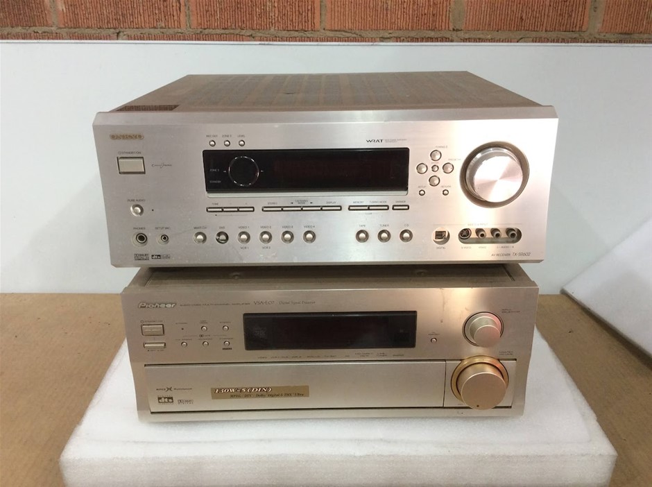 Pioneer VSA-E07 & Onkyo TX-SR602 AV Receivers
