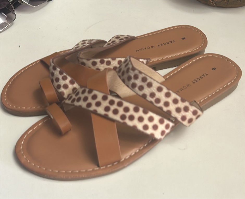 Women's Leopard Print Flat Sandals
