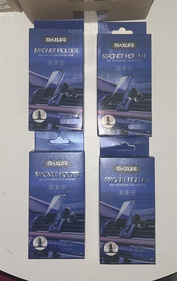 4x MAXLIFE Magnet Car Phone Holders
