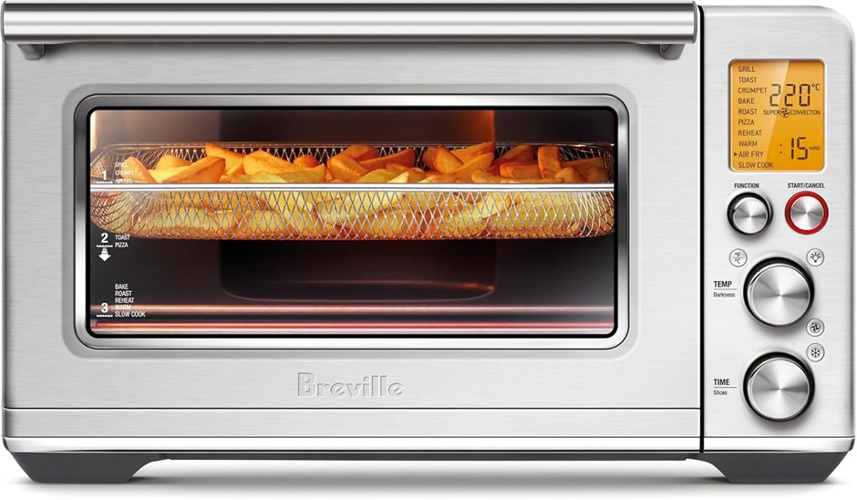 BREVILLE the Smart Oven Air Fryer XL, Brushed Stainless Steel.