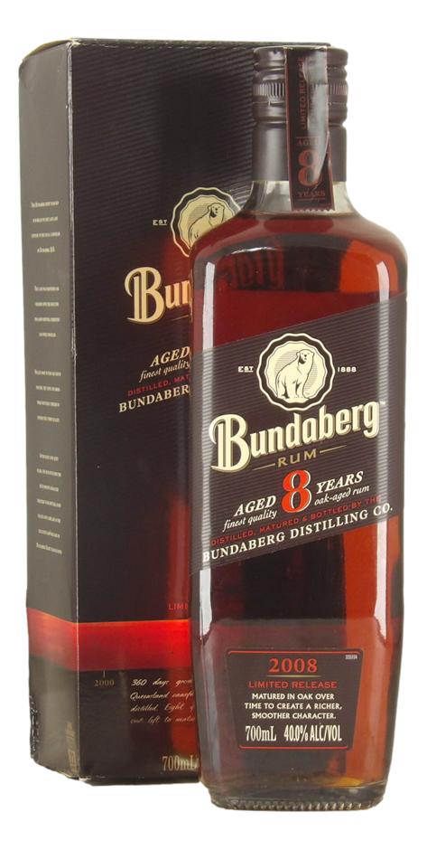 Bundaberg 8 Year Old Limited Release, 2nd Release 2008 (1x 700mL), QLD]