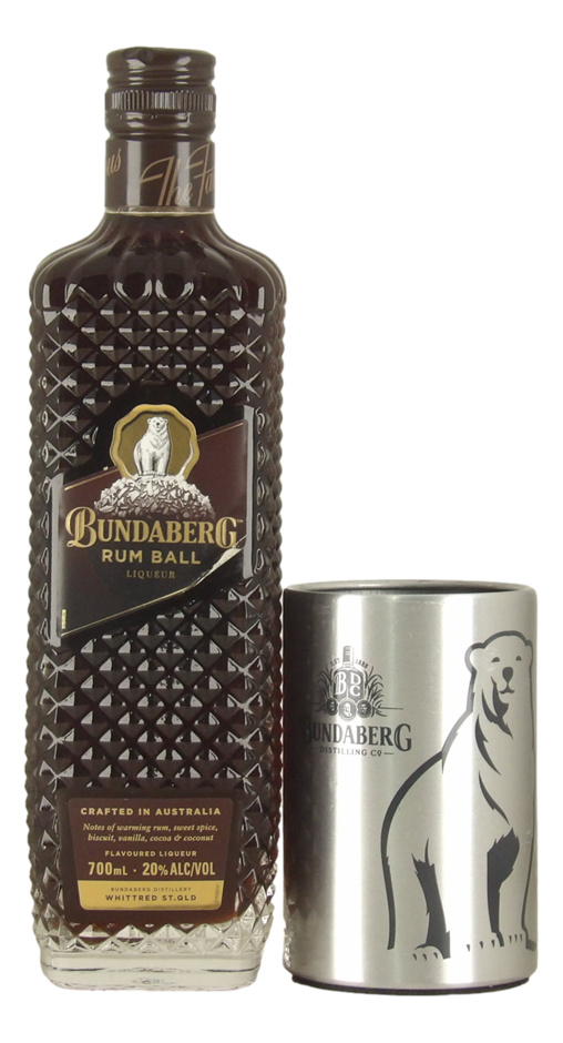 Bundaberg Rum Ball Liqueur Bundle (700mL + Stubby Holder)