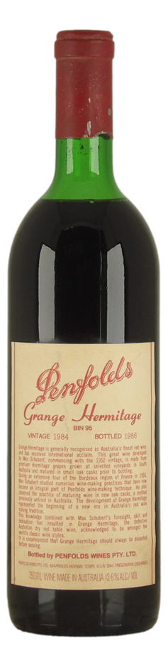 Penfolds Grange 1984 (1x 750mL) SA