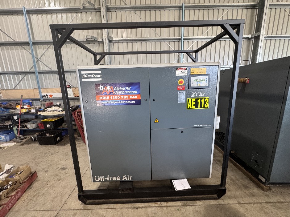 Atlas Copco ZT37 (8.6 Bar/37Kw) Compressor
