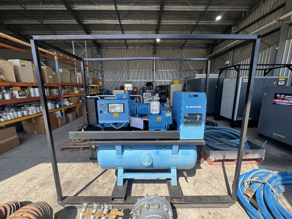 Boge C15 LDR Compressor/Dryer/Receiver Tank