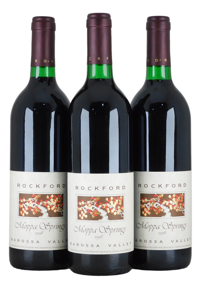Rockford Moppa Springs GSM 1998 (3x 750mL), Barossa Valley.