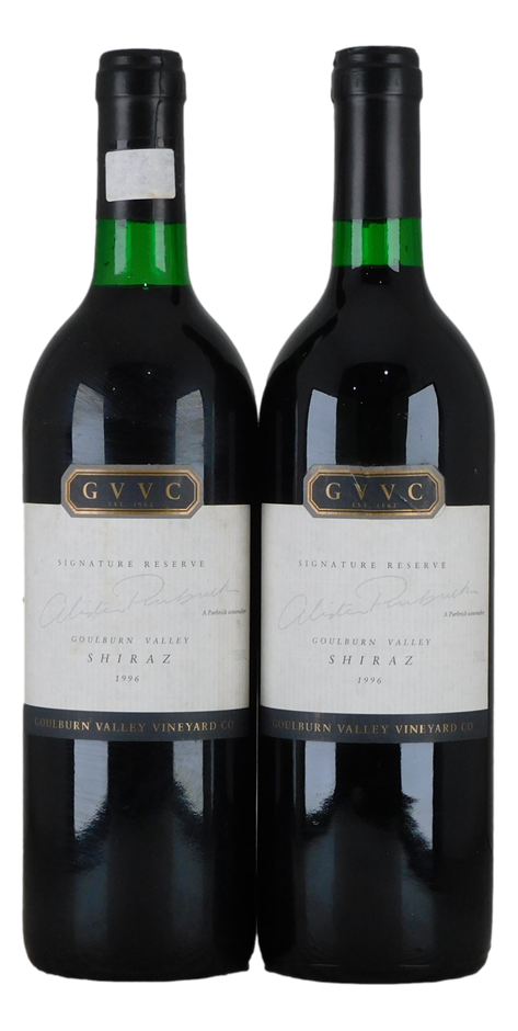 G.V.V.C. Alister Purbrick Signature Reserve Shiraz 1996 (2x 750mL), VIC.