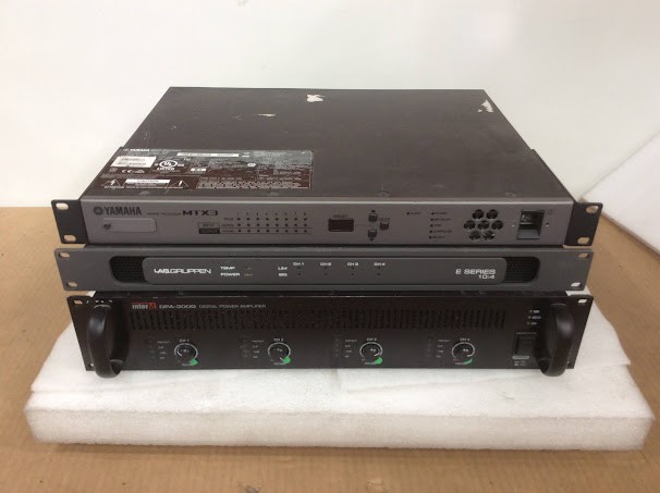 Inter-M DPA-300Q Power Amplifier&Yamaha MXT3 Matrix Processor&Lab Gruppen