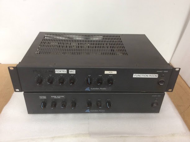 Australian Monitor AMC+120&AMC+60 Mixer Amplifier (Lot of 2)