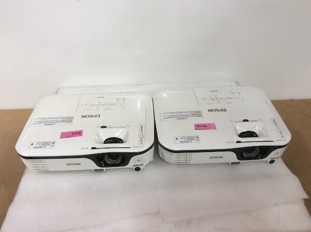 Epson EB-W12 LCD Projector (Lot of 2)