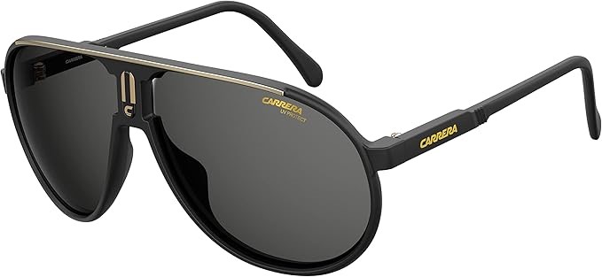 CARRERA Champion/N Sunglasses, Matte Black.  Buyers Note - Discount Freight