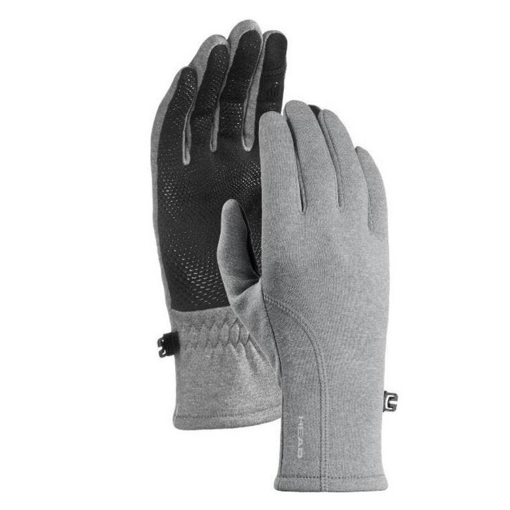 HEAD Women's Sensatec Touchscreen Running Gloves, Size L, Grey (Gray).  Buy