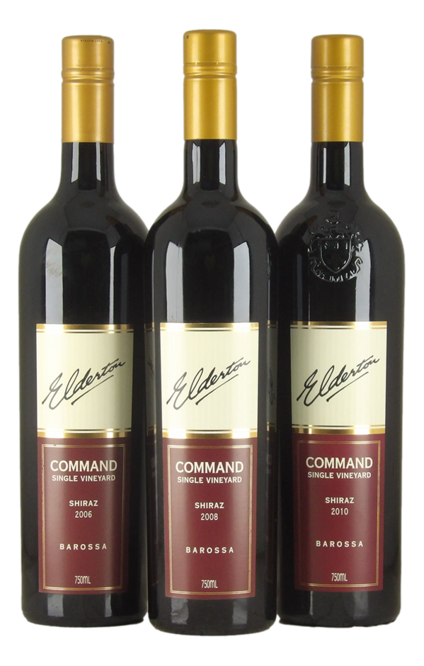Elderton Command Single Vineyard Shiraz (3x 750mL) Barossa Valley