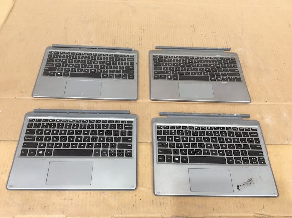 Dell Latitude Mixed Model Travel Keyboard (Lot of 4)